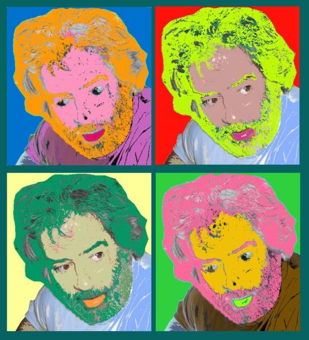 The EARL of SWIRL in the style of Andy Warhol